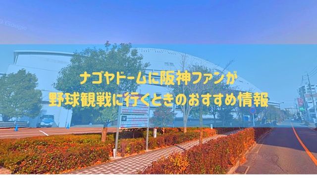 ナゴヤドームで阪神ファンが野球観戦するときのアクセス方法 注意点 心得まとめ あぽかるポスト